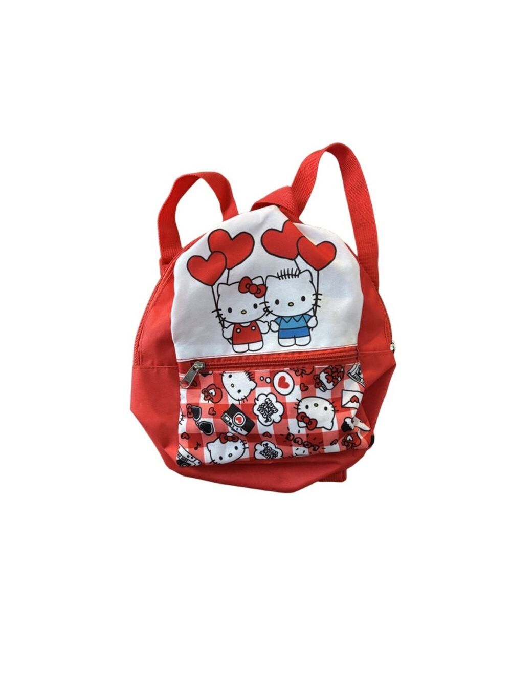Women's Unbranded Hello Kitty Backpack One Size Red White